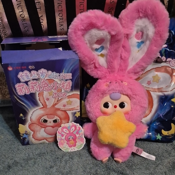 Baby Three Accessories - PINK BUNNY - BB3 LILYRABBIT TOWN V3